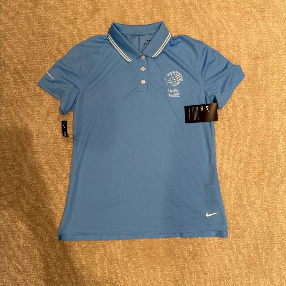 Nike Light Blue Women's Polo Shirt
